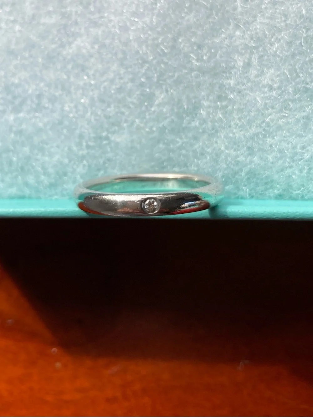 Tiffany & Co. Elsa Peretti Sterling Silver Band with Diamond